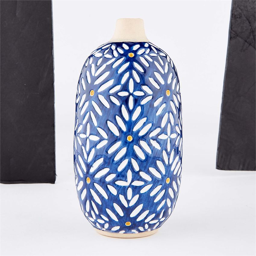 Medium Indigo Bud Vase