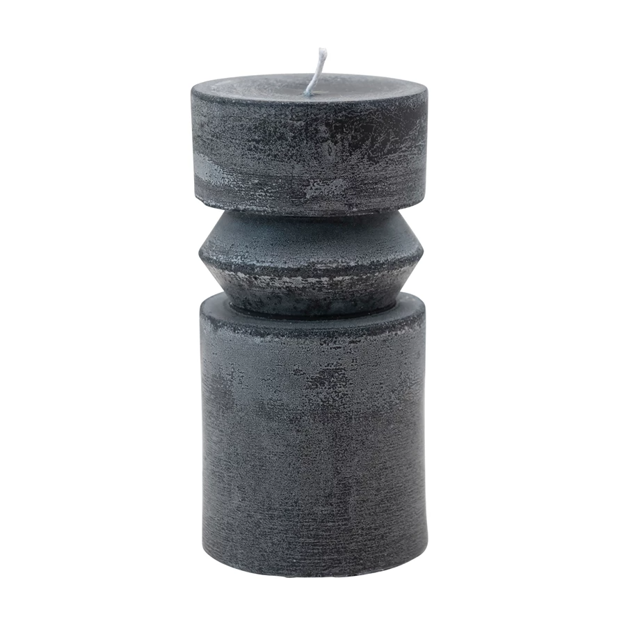 Unscented Totem Pillar Candle