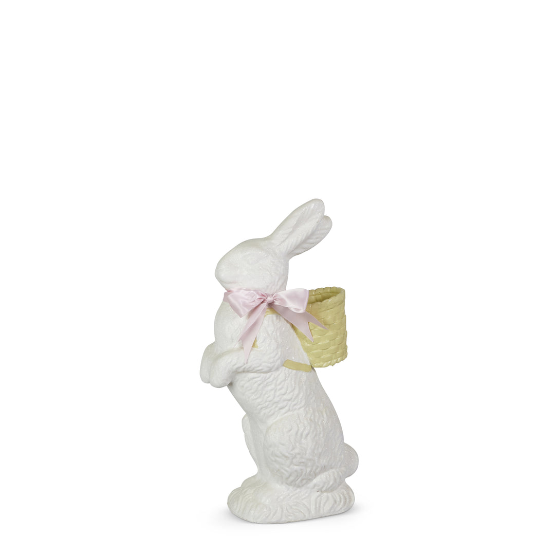 21" White Bunny