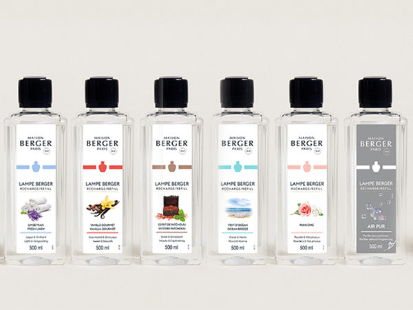 Recharge refill bottle with Isopropanol fragrance oil in clear glass packaging.