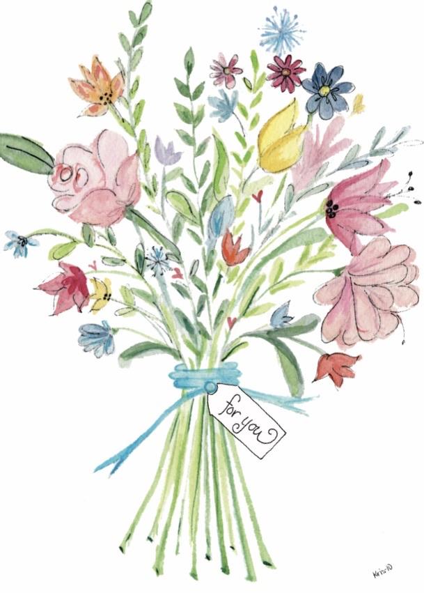 A6 greeting card with matching envelope featuring a heartfelt message about being on someone's heart and Jude scripture.