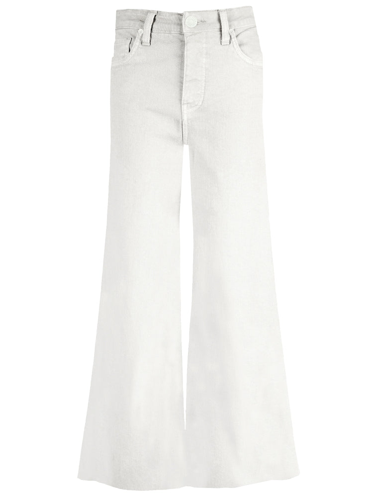 Meg High Rise Fab Ab Wide Leg Raw Hem