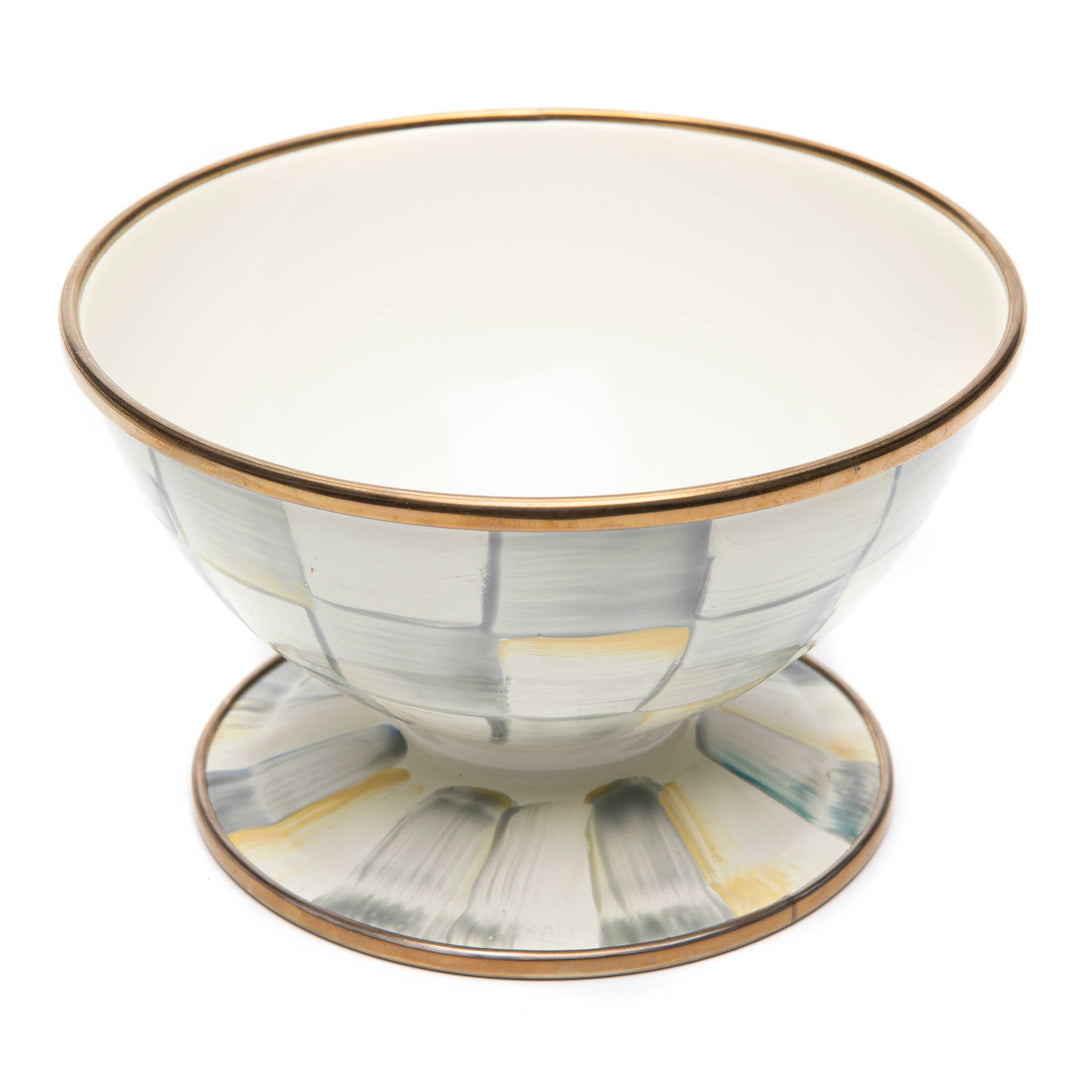 Sterling Check Ice Cream Dish