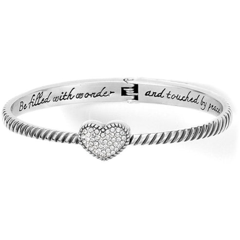 Celestia Heart Hinge Bangle