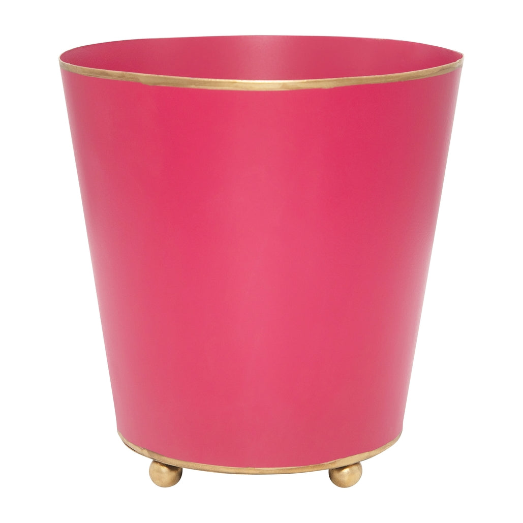 6-inch round matte black cachepot planter with a simple geometric silhouette.