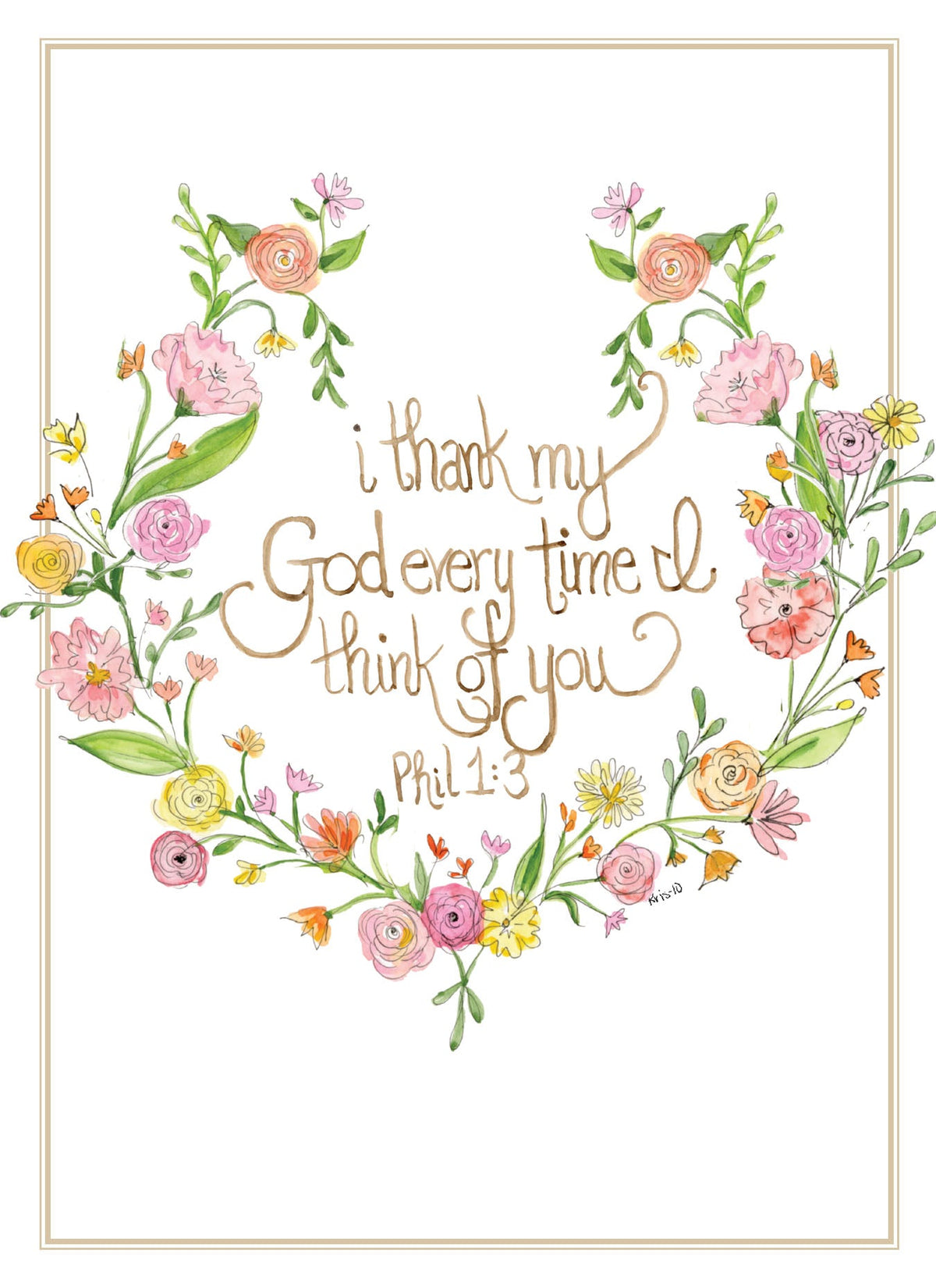 White friendship card with blue heart illustration and text reading Friendship & Encouragement