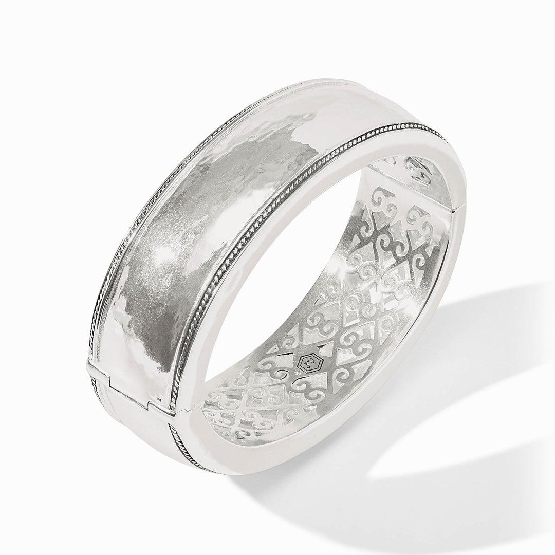 Cannes Statement Hinge Bangle Silver