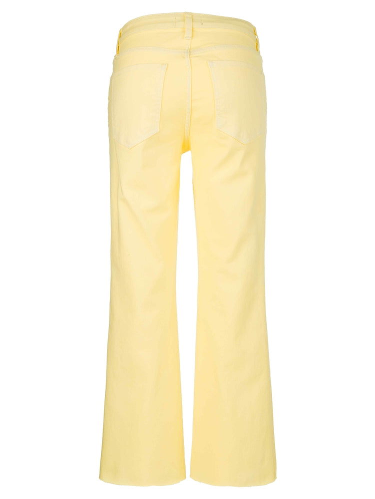 Kelsey High Rise Ankle Flare With Raw Hem