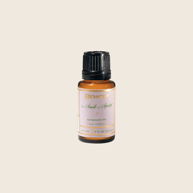The Smell of Spring Refresher Oil in a small clear bottle with white cap