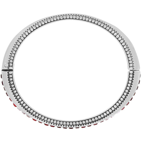 Spectrum Hinged Bangle - Red