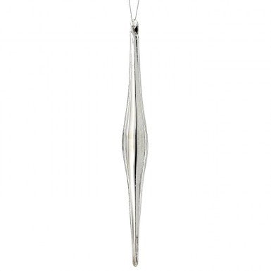 12” Mercury Glass Finial Icicle Ornament