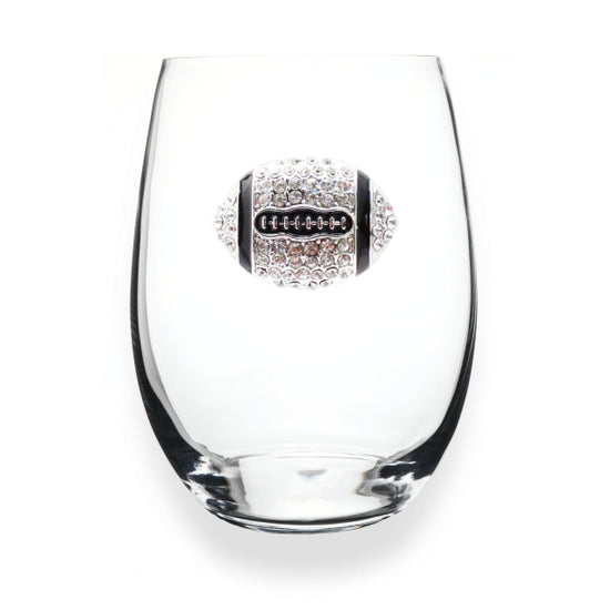 Jeweled Stemless Wine Glass