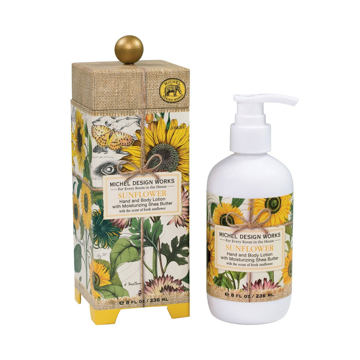 8 fl oz hand lotion bottle with aromatic peony scent