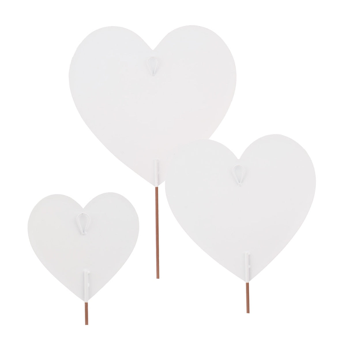 Stakeable heart-shaped ornament with a swirl sparkle glitter finish in red.