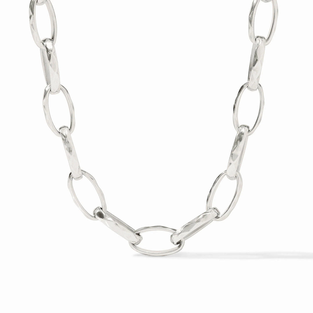 Solara Link Necklace Silver