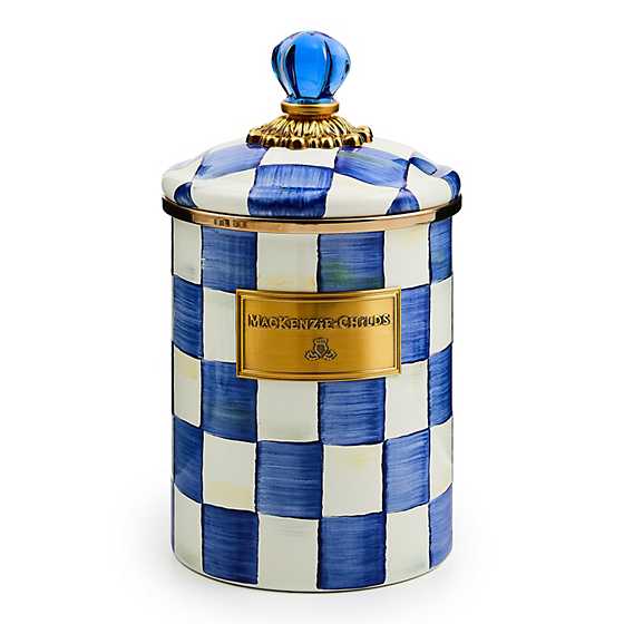 Royal Check Canister- Medium