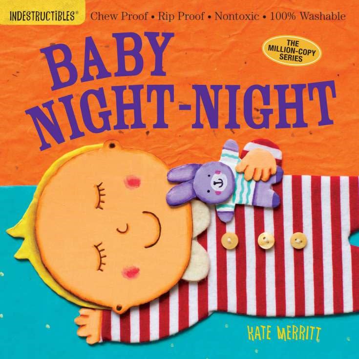 Indestructibles book with bright illustrations on a durable waterproof cover designed for babies.