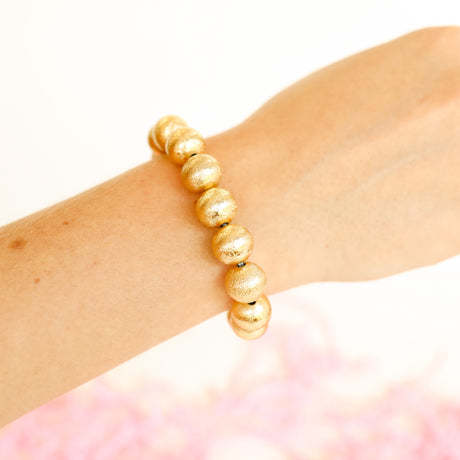 Gold Beaded Bracelet