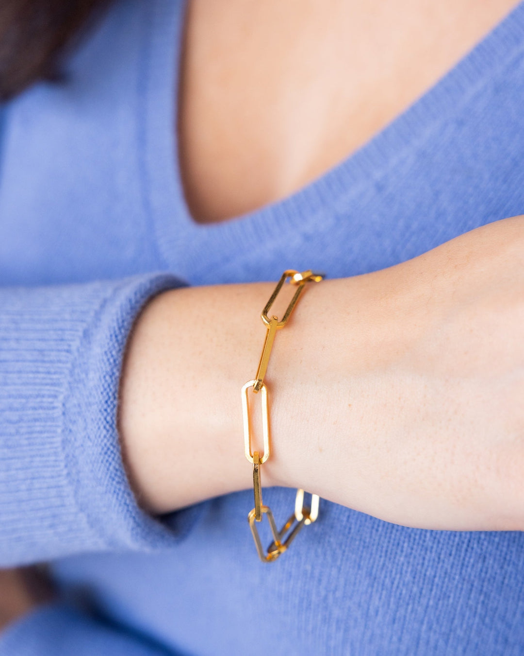 Large Paperclip Bracelet