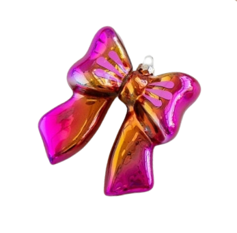Glitterville Ombre GlowBow Ornament SOLD INDIVIDUALLY