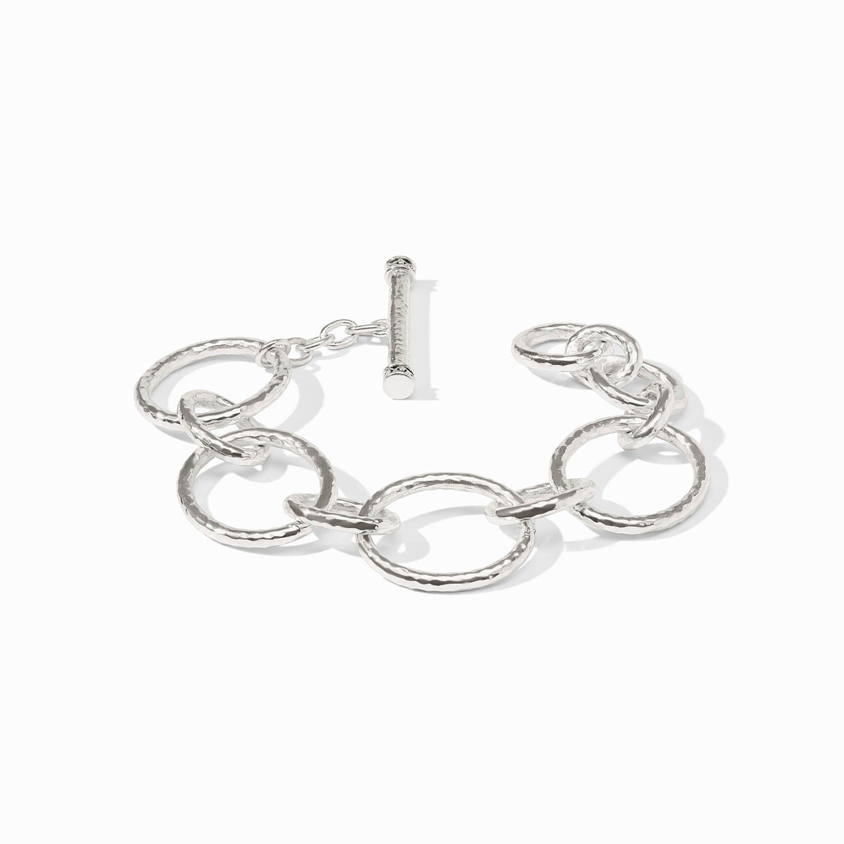 Silver Catalina Light Link bracelet with adjustable toggle clasp