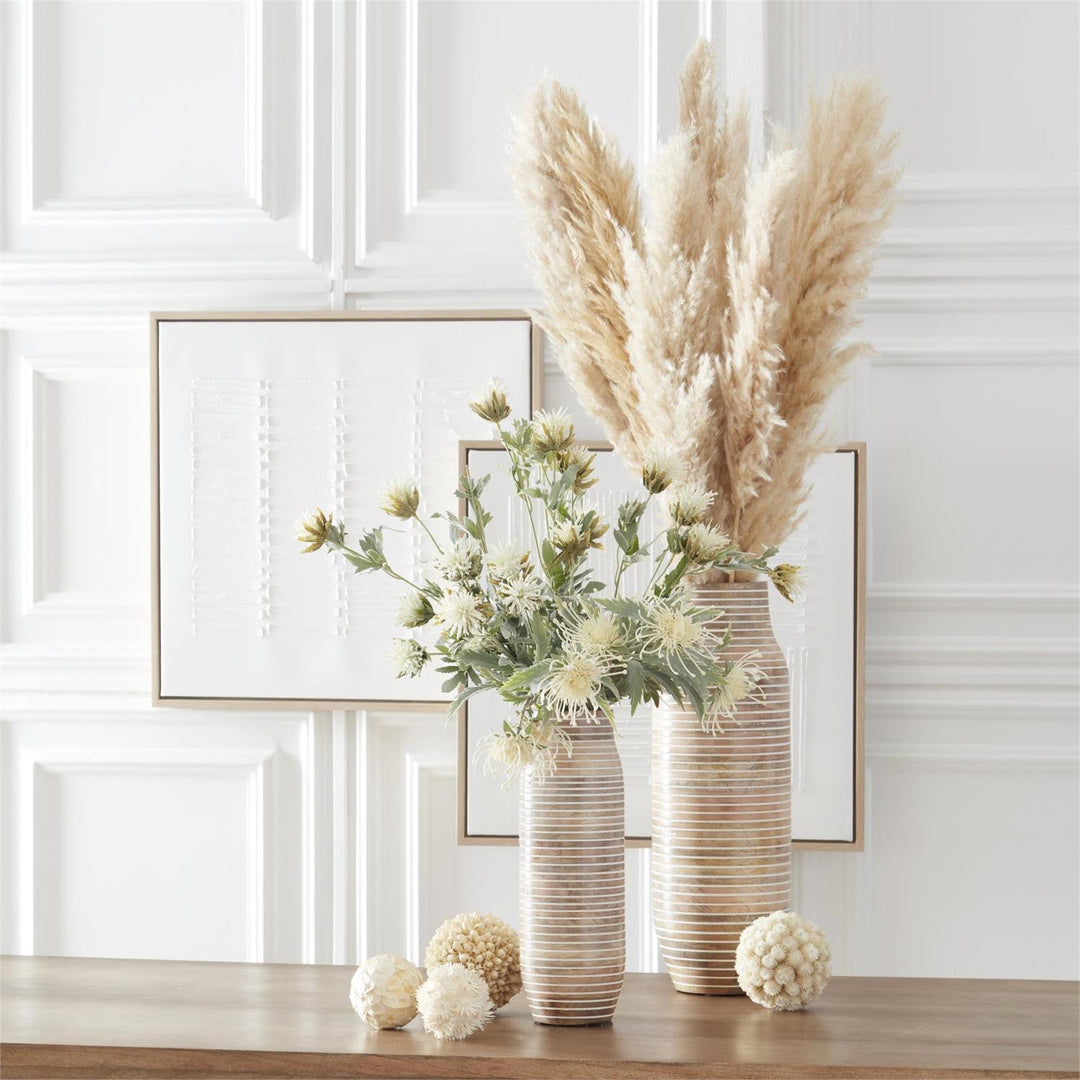 Handcrafted abstract plaster wall art in a PS frame with MDF backing.