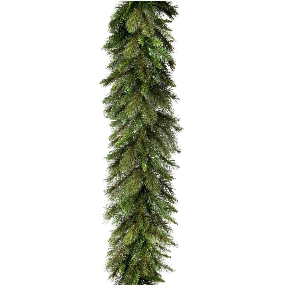 Belgium Garland 14 inch wide, 100ft roll of dense green artificial pine needles.
