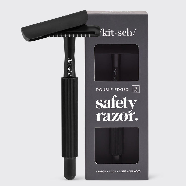 Black Perfect Glide safety razor with a matte black finish.