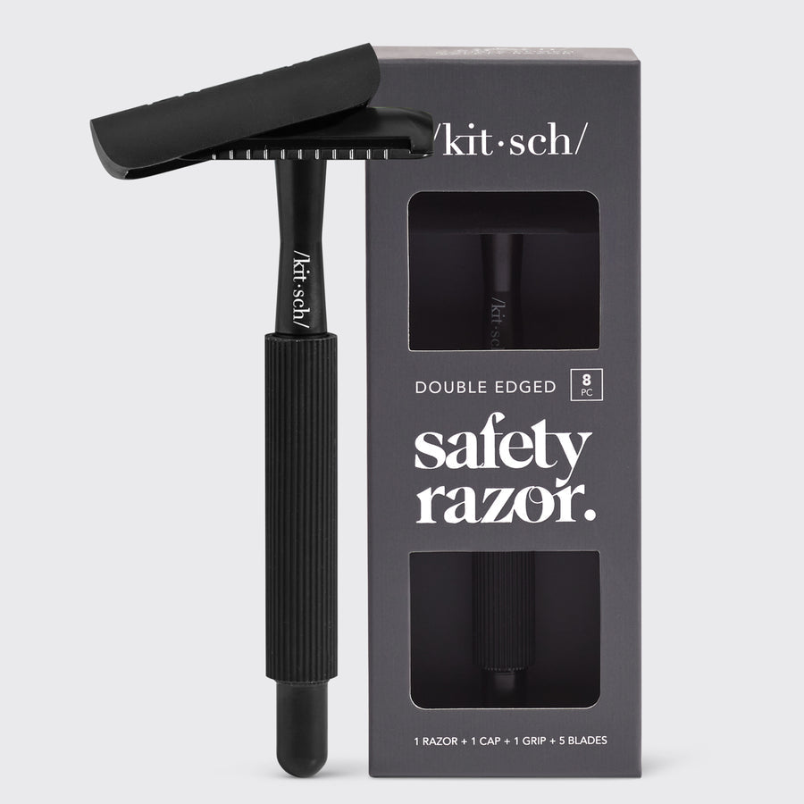 Black Perfect Glide safety razor with a matte black finish.
