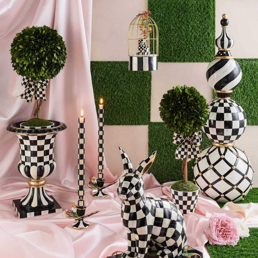 Courtly Boxwood Topiary Drop In