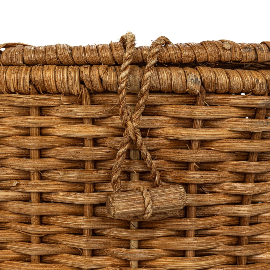 Wicker Picnic Basket with Handles