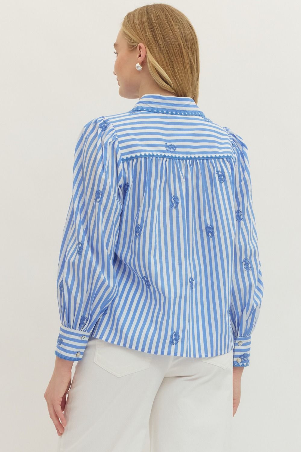 Madeline Striped Long Sleeve Top
