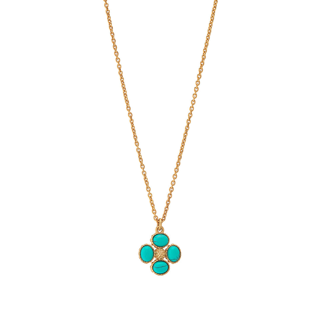 Berry Clover Double Sided Charm Necklace