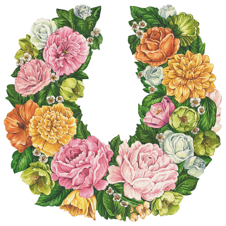 Die-cut placemat with FSC certified recycled content material.