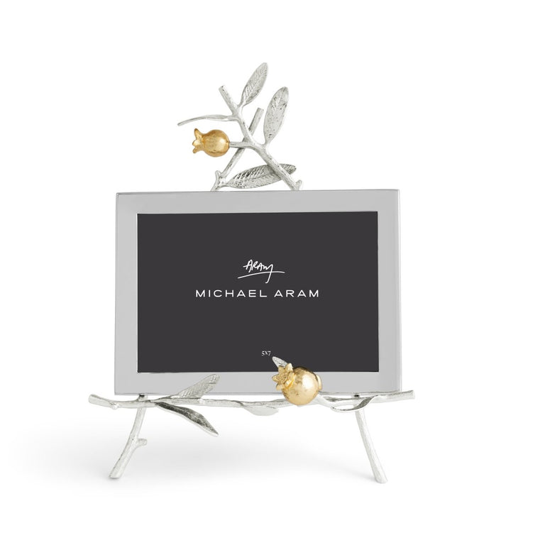 Pomegranate Silver & Gold Easel Frame