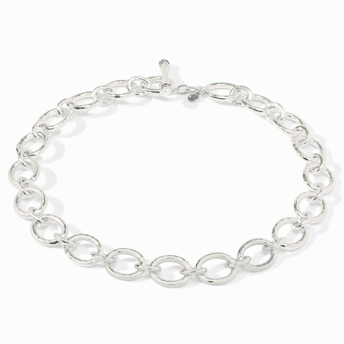 Silver Catalina Demi Link necklace with adjustable chain