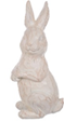 Small white resin standing rabbit figurine with a simple upright silhouette.