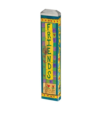 Mini art pole measuring 13 inches with a circular head.