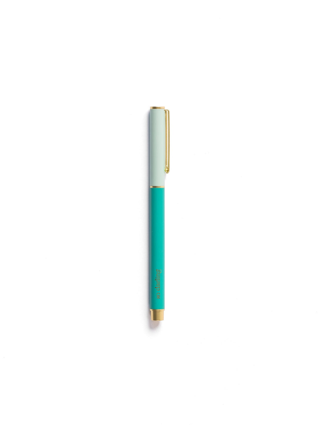 Color Block pen with black ink featuring a vibrant geometric color-block pattern on the barrel.