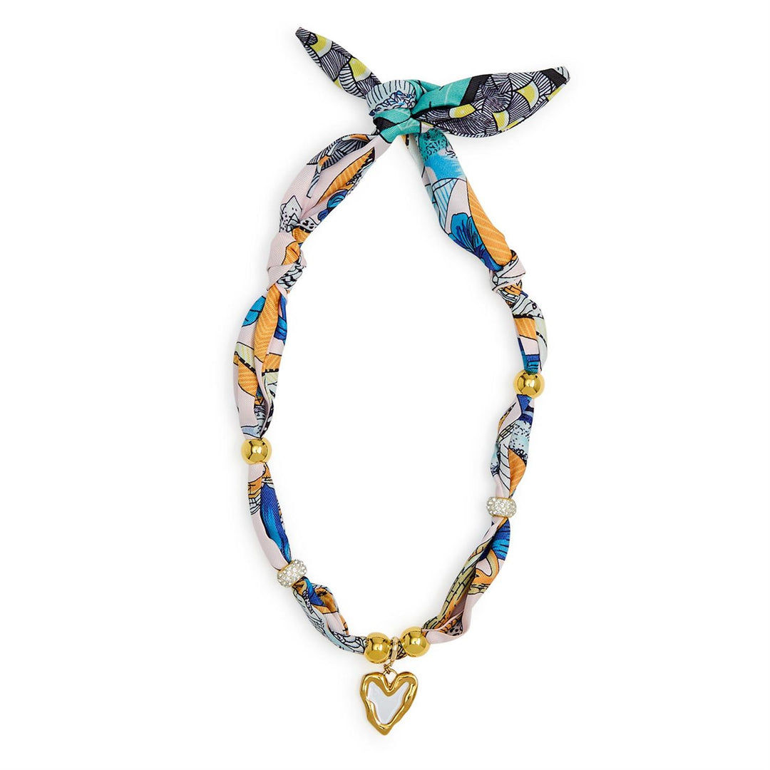 Tied to You Adjustable Scarf Necklace