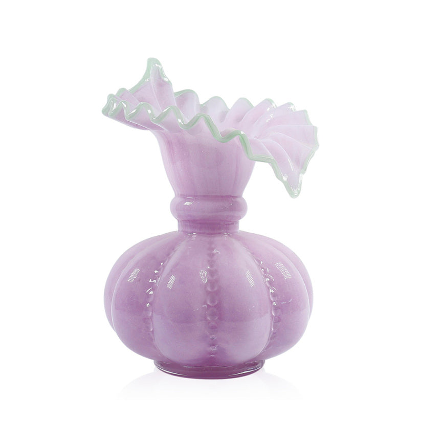 8-inch ceramic Easter vase with a D6H8 inch dimension.