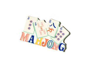 Happy Everything Big Mahjong attachment featuring four mahjong tiles above the word MAHJONG.