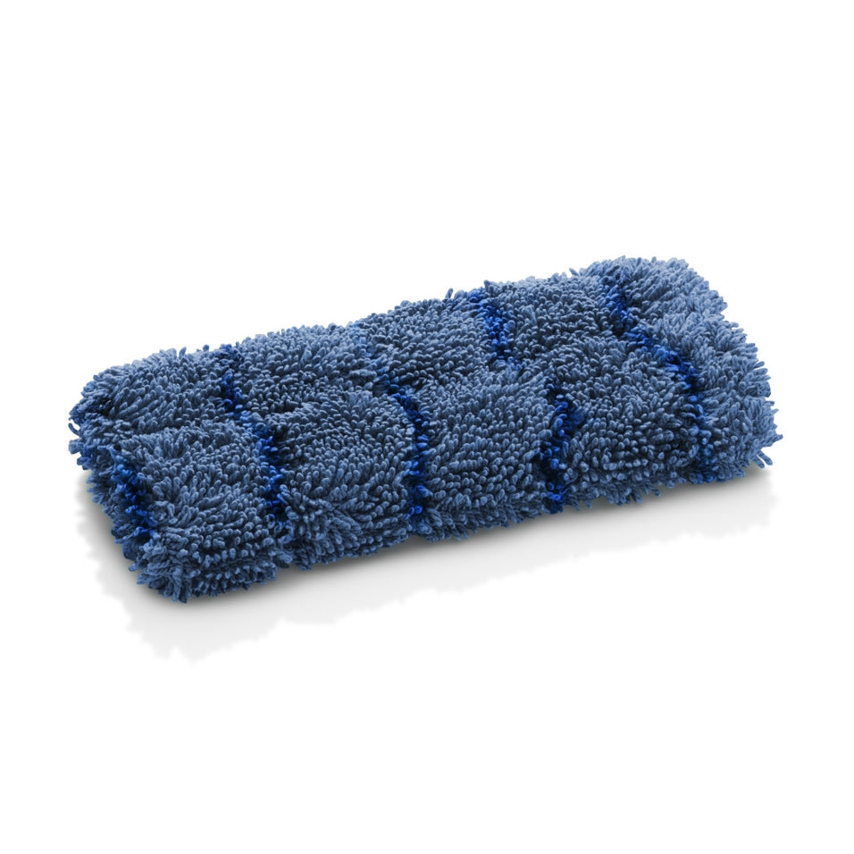 Kitchen Dynamo utility pad with ultra-absorbent microfiber texture in white.