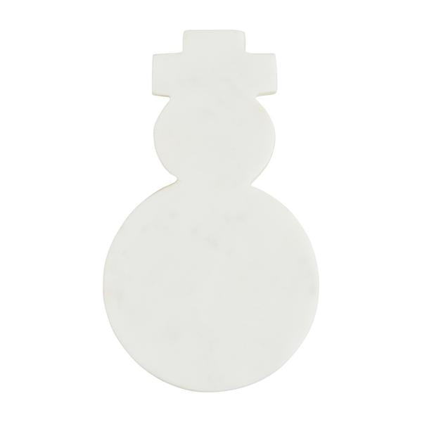 Mini marble board featuring a tree figural design in white stone with an approximate size of 8 inches by 5 inches.