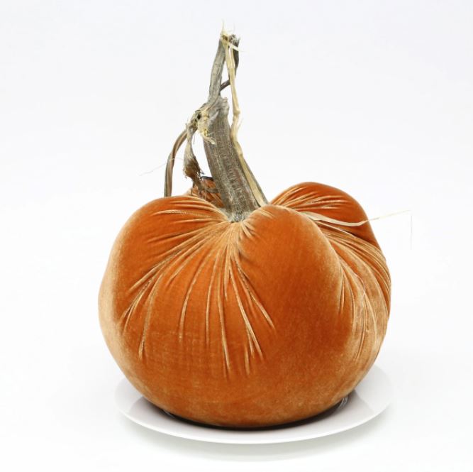 Jumbo Velvet Pumpkin