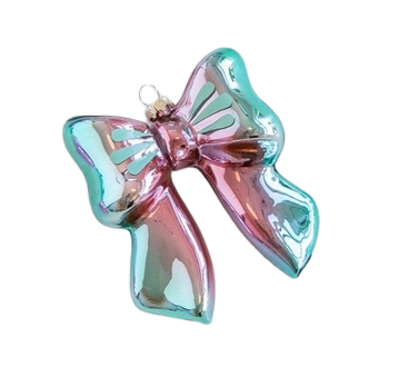 Glitterville Ombre GlowBow Ornament SOLD INDIVIDUALLY