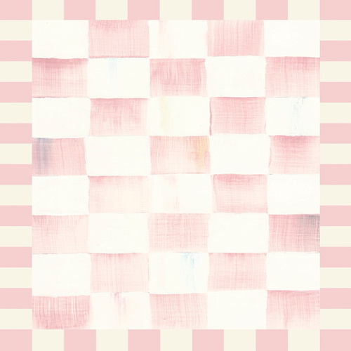 Rosy Checkered 2’ X 3’ Washable Rug