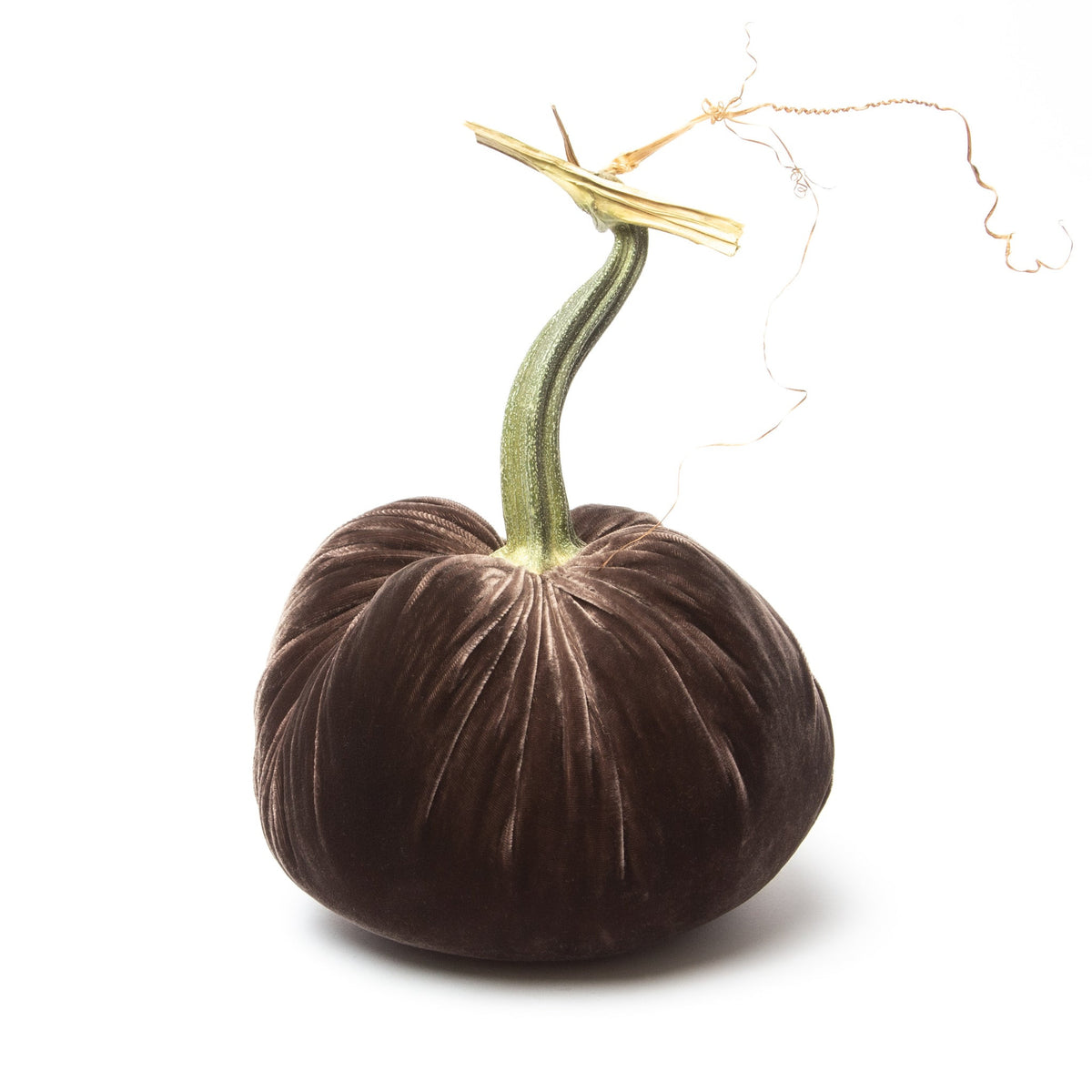 8" Velvet Pumpkin