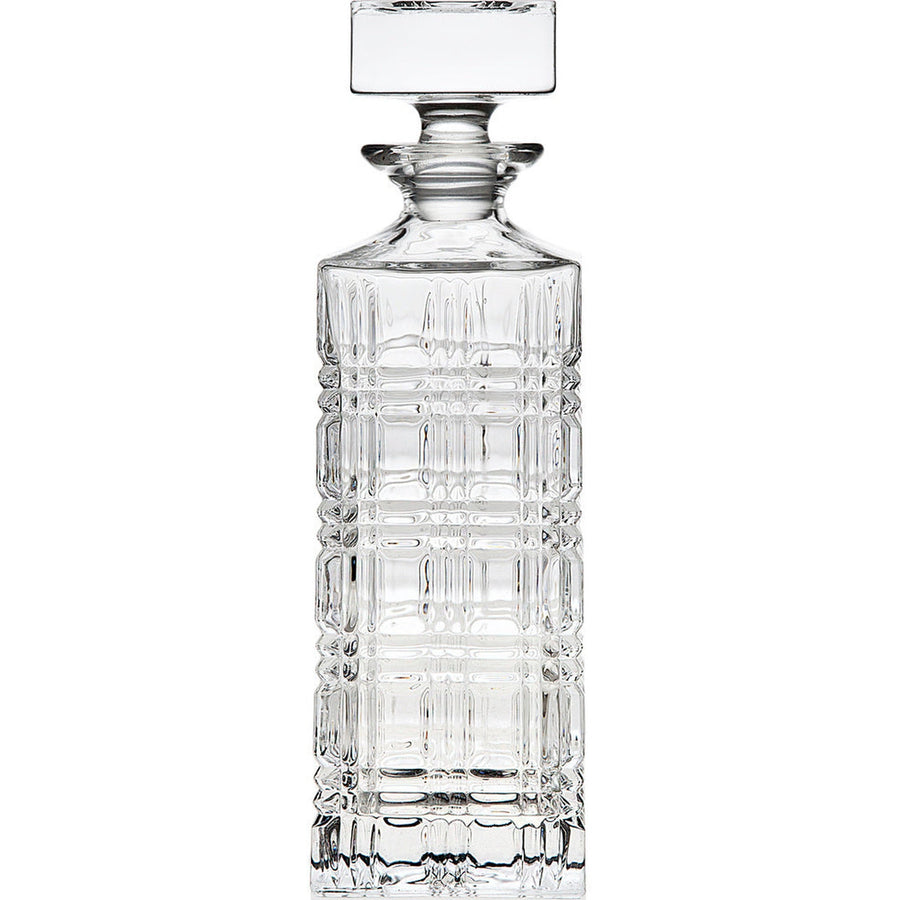 Brookfield Whiskey Decanter in clear glass with a classic curved silhouette.