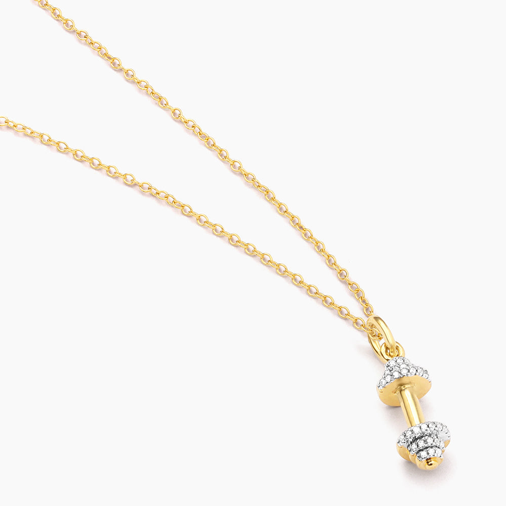 Natural diamond pendant necklace on a silver chain with lobster clasp closure.